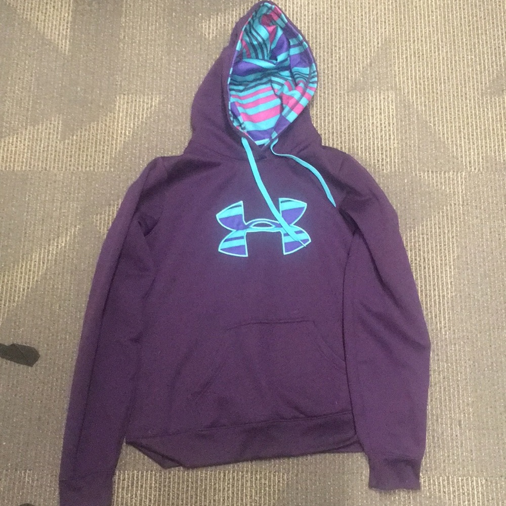 Purple Under Armour Hoodie